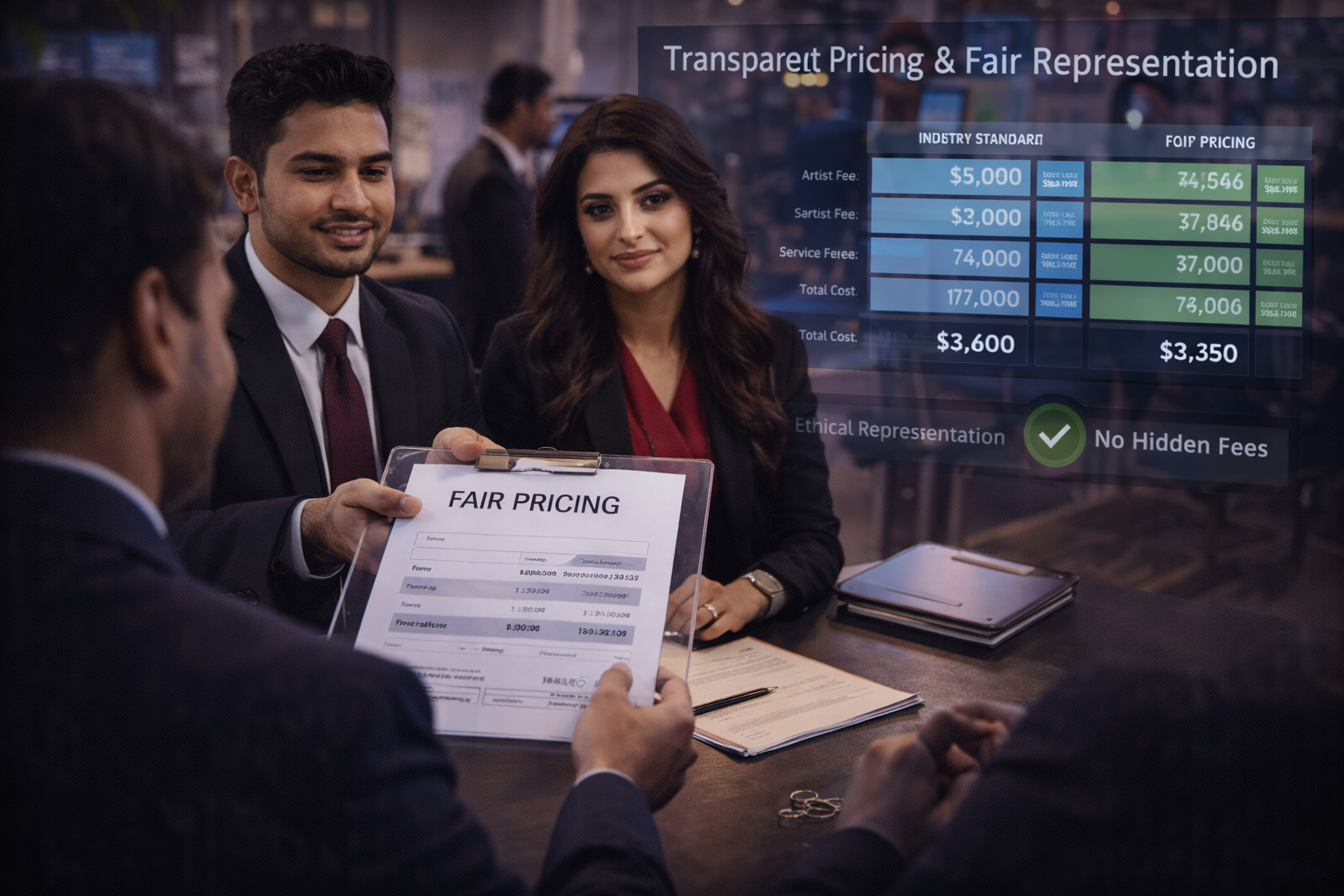 Transparent Pricing & Fair Representation